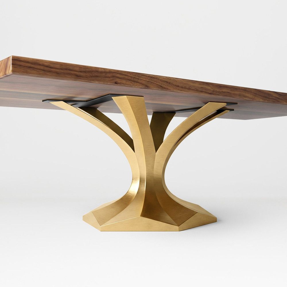 Flowyline Design Dentro metal table base