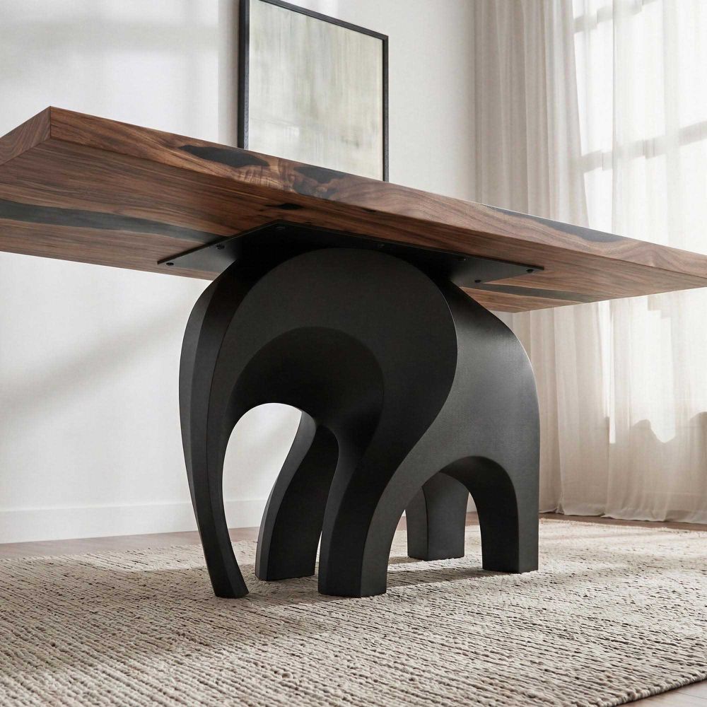 Flowyline Design Elephas metal table base