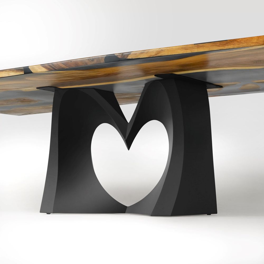 Flowyline Design Herz metal table base