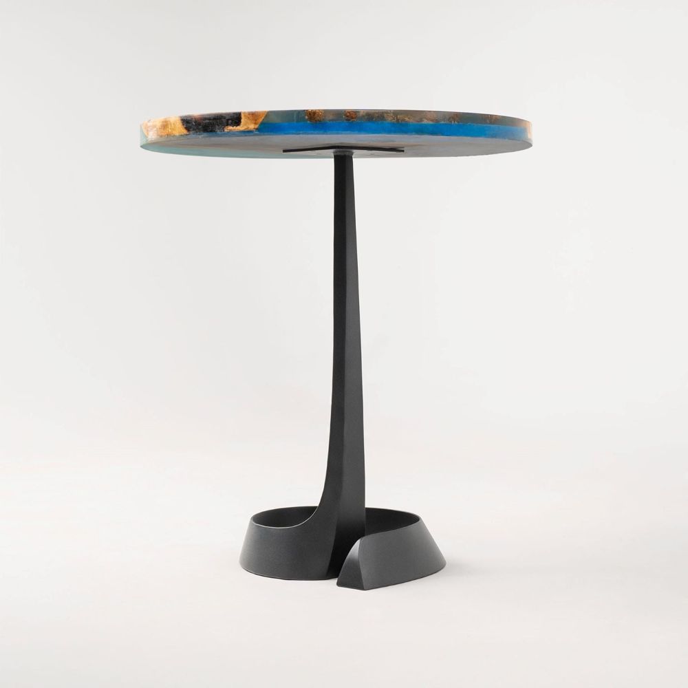 Flowyline Design Python metal table base