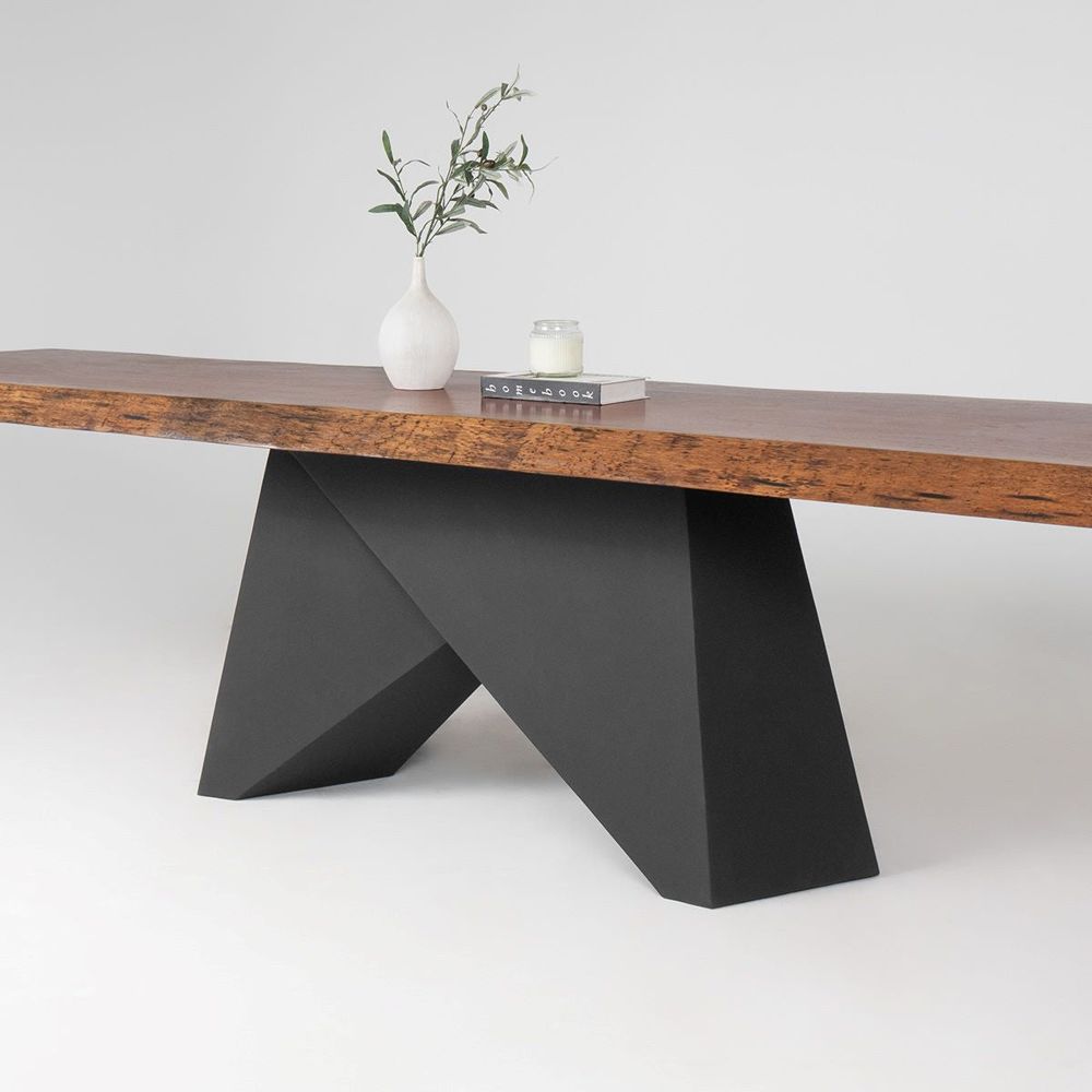 Flowyline Design Solid metal table base